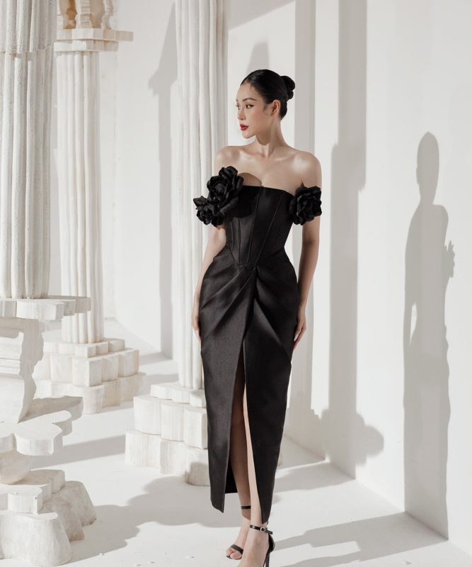 Váy xẻ cúp ngực DZUNG BIEZ