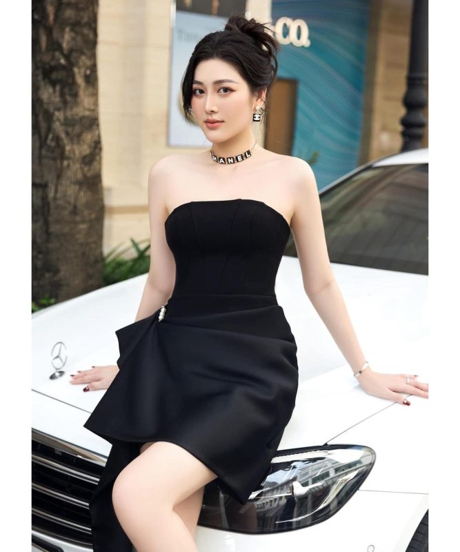 Váy quây đen DZUNG BIEZ